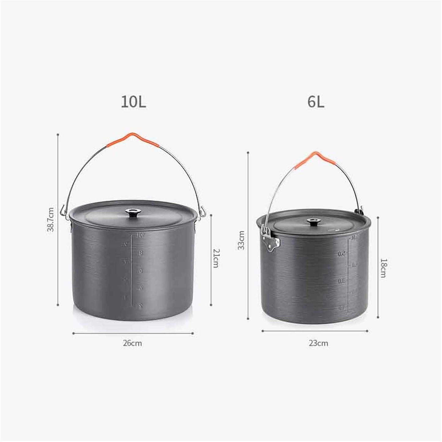 Portable Stainless Steel Camping Cookware Set