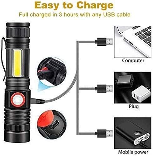 High-Power LED Flashlight Set for Outdoor Adventures