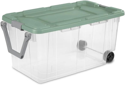 Heavy-Duty 40 Gallon Storage Bin with Secure Latching Lid