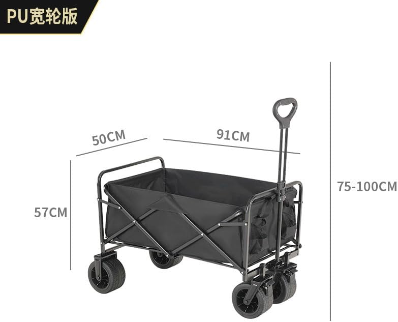 Foldable Utility Wagon for Camping & Outdoor Transport