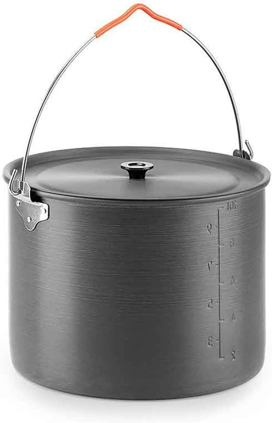 Portable Stainless Steel Camping Cookware Set