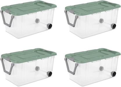 Heavy-Duty 40 Gallon Storage Bin with Secure Latching Lid