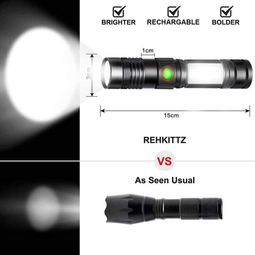 High-Power LED Flashlight Set for Outdoor Adventures
