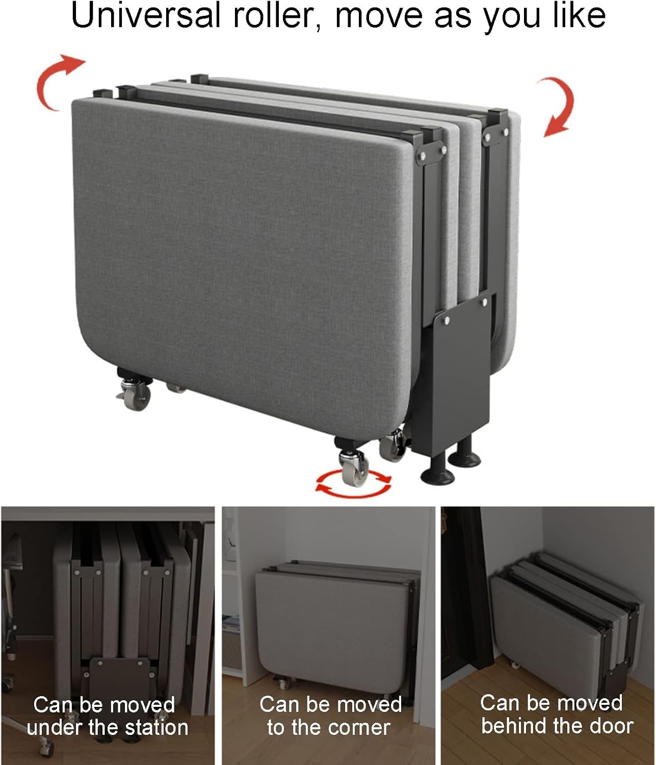 Portable Foldable Camping Cot with Adjustable Backrest