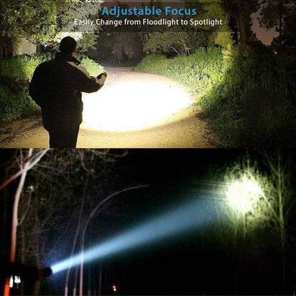 High-Power LED Flashlight Set for Outdoor Adventures
