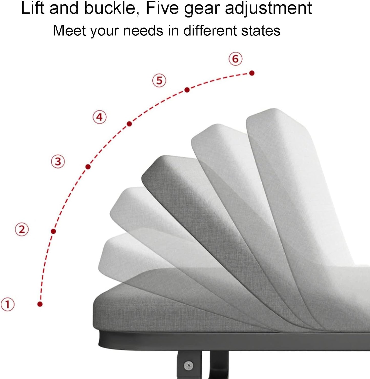 Portable Foldable Camping Cot with Adjustable Backrest