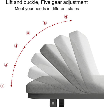 Portable Foldable Camping Cot with Adjustable Backrest