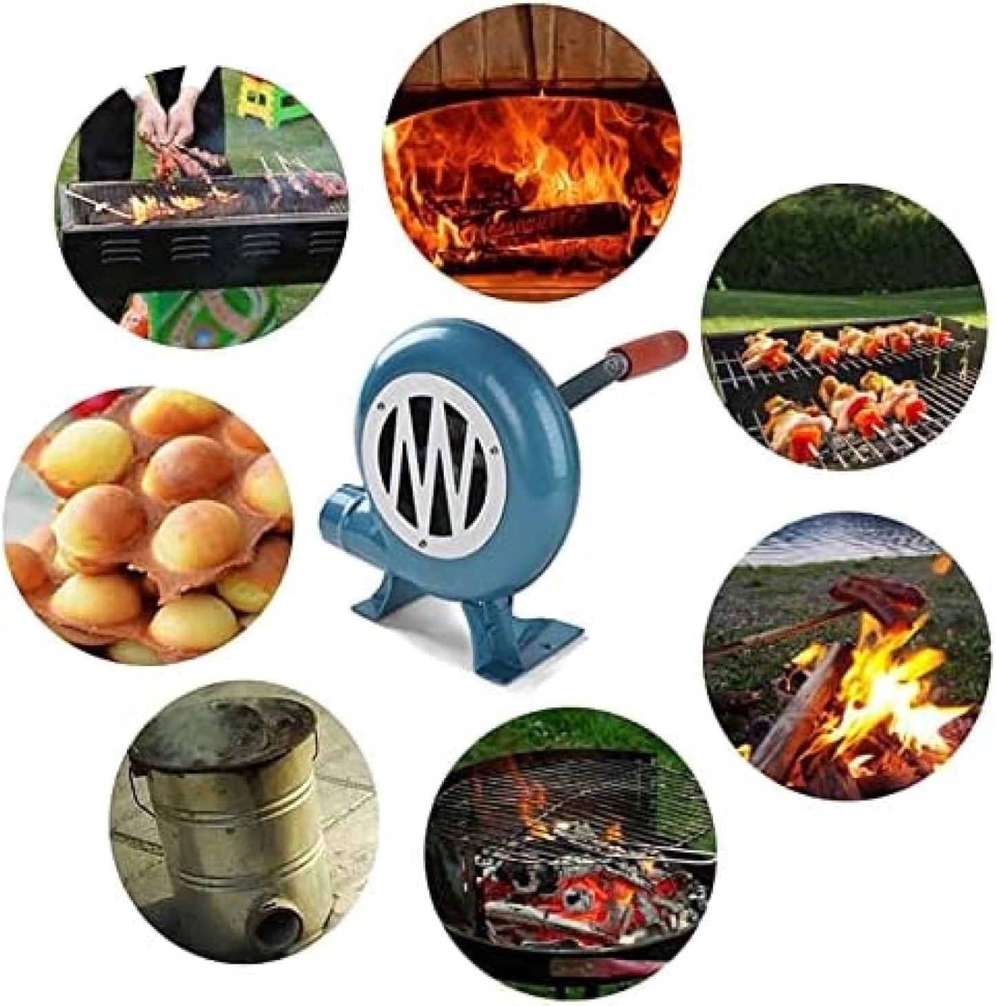 Portable Fire Bellows for Camping & Outdoor Fire Starting