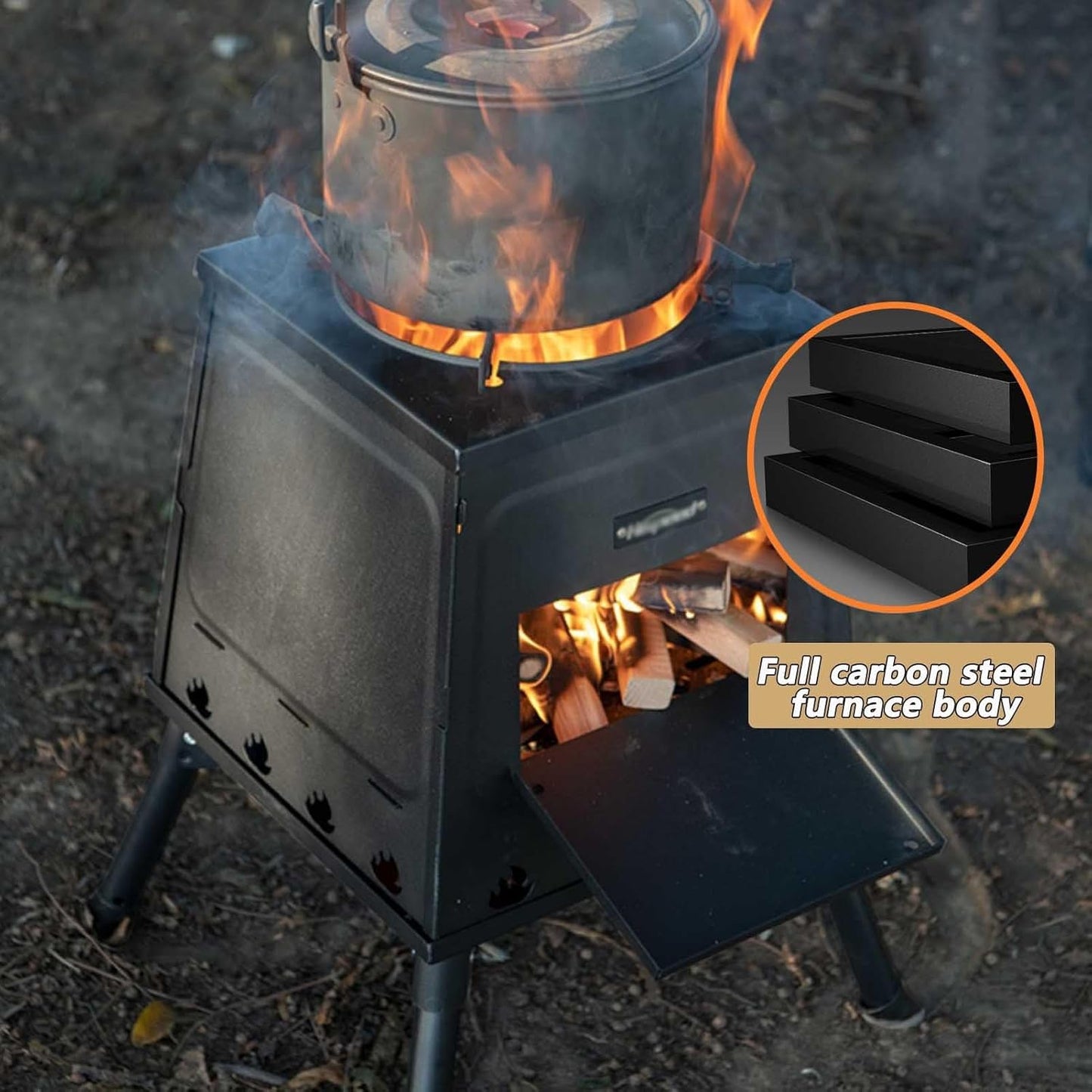 Portable Wood Burning Camping Stove