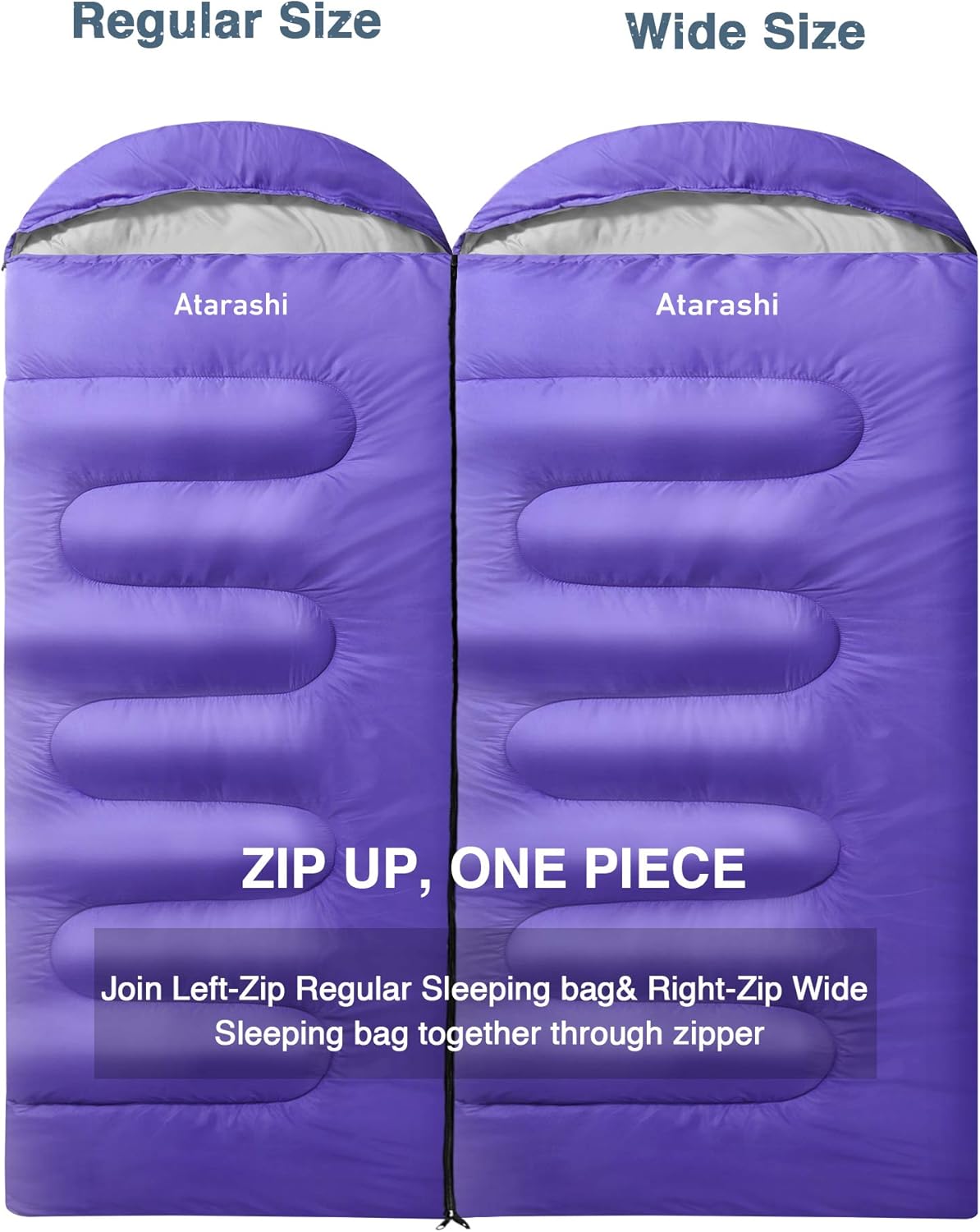 Extra Large Sleeping Bag for Camping & Backpacking