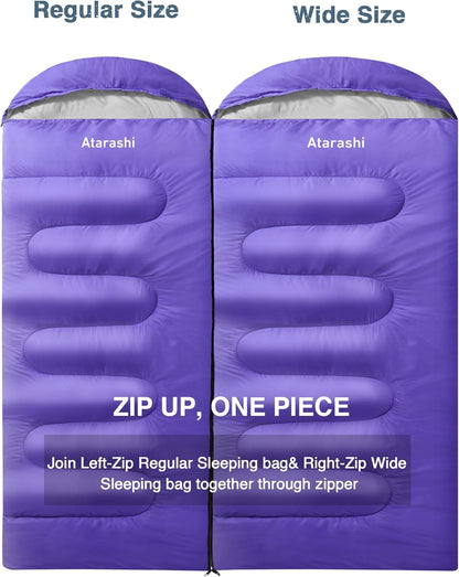 Extra Large Sleeping Bag for Camping & Backpacking