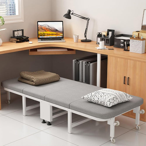 Portable Foldable Camping Cot with Adjustable Backrest