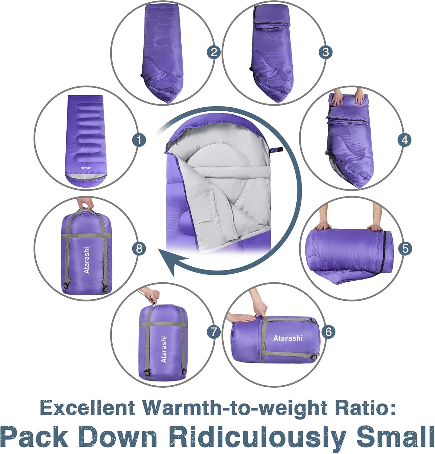 Extra Large Sleeping Bag for Camping & Backpacking
