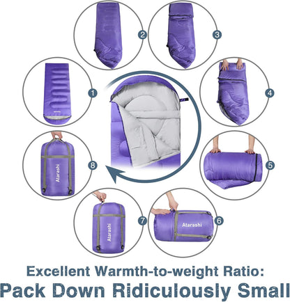 Extra Large Sleeping Bag for Camping & Backpacking