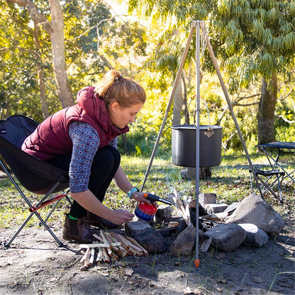 Portable Stainless Steel Camping Cookware Set