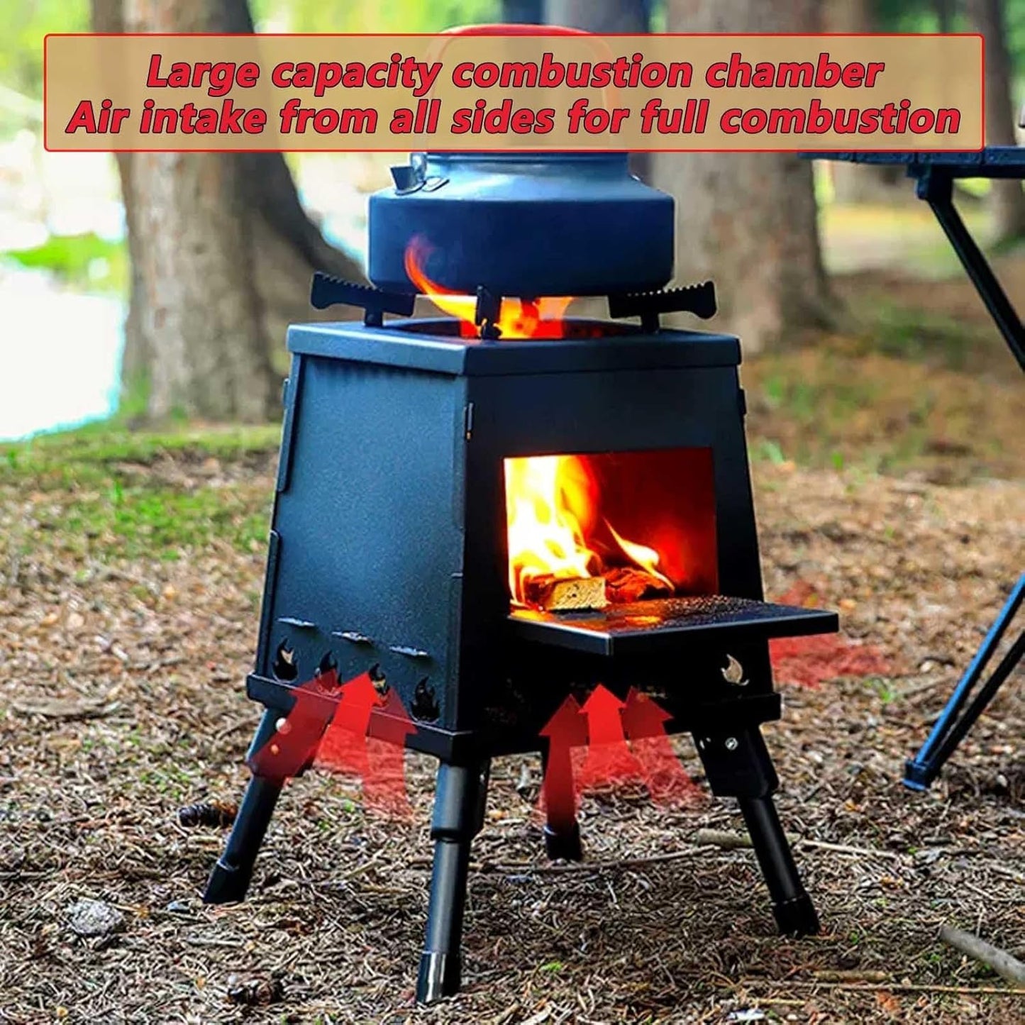 Portable Wood Burning Camping Stove
